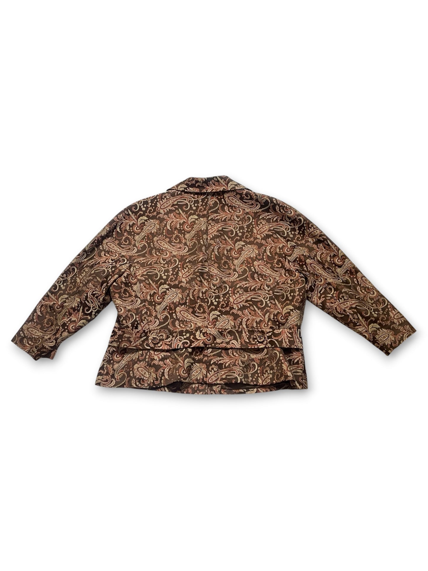 90’s Paisley Brocade Blazer (XL)