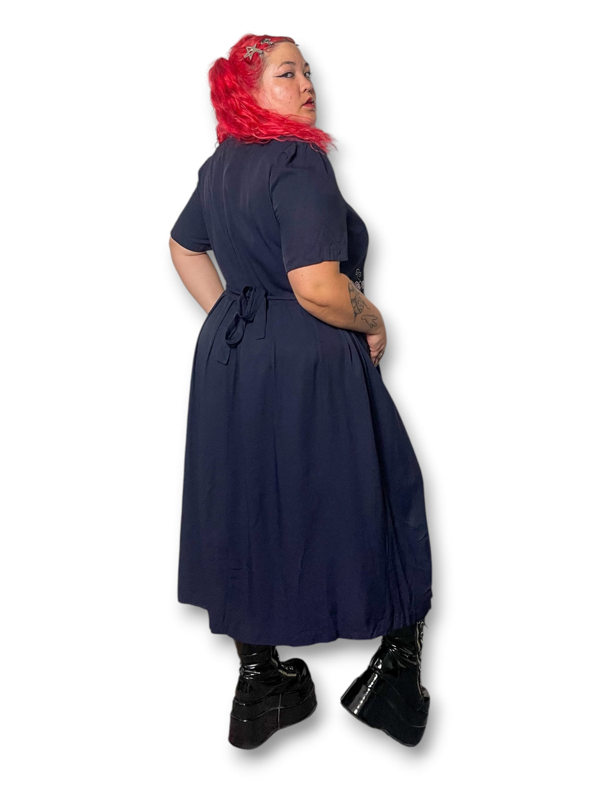 80’s/90’s Cottage Grunge Maxi Dress (2X/3X)