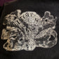 90’s/Y2K Graphic Print Black T-Shirt (XL)