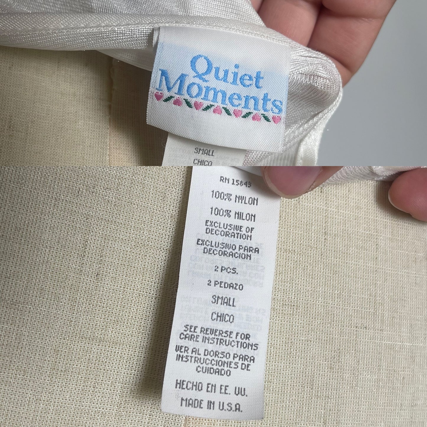 90’s White Slip Dress (S/M/L)