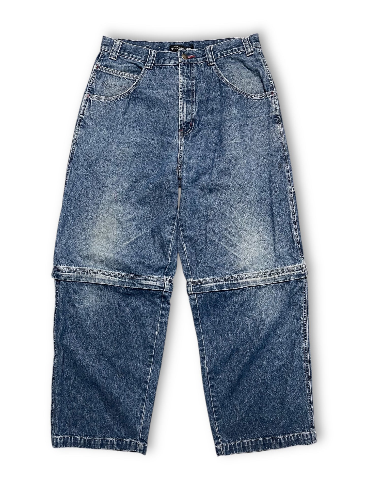 Y2K No Boundaries Denim Cargo Jeans (L/XL)
