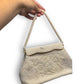 Vintage White Beaded Handbag
