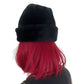 30’s/40’s Black Faux Fur Cap