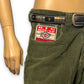 80’s/90’s Big House Drill Olive Green Corduroy Work Pants (L)