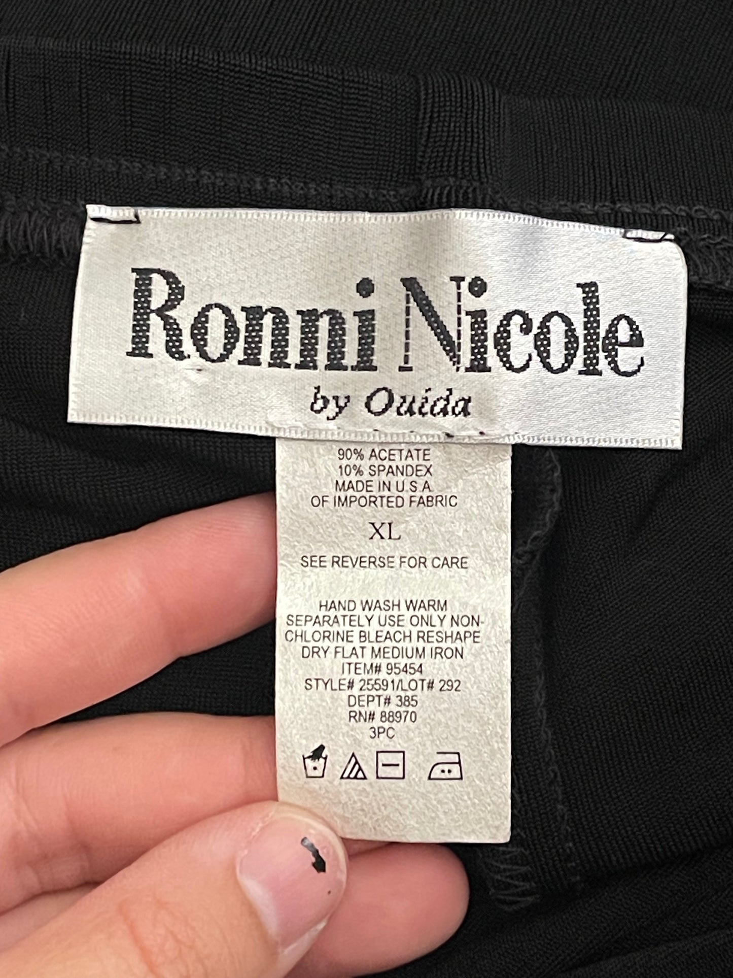 90’s Black Slinky Pants (XL/1X/2X)