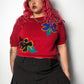 80’s Rejoice! Red Knit Shirt (2X)