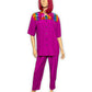 80’s Ms. Interpret Fuschia Retro 2-Piece Set (M/L)