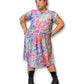 80’s Watercolor Floral Print Dress (3X)
