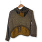 90’s Boho Knit Sweater Hoodie (L)