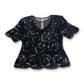 Vintage Whimsygoth Beaded Blouse (M)
