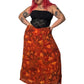 80’s Created for Essence by Mail Orange Floral Skirt (3X/4X)