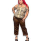 90’s Boho Capri Pants (2X)