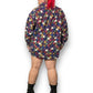 Y2K Roaman’s Colorful Checkerboard Button Down Shirt (XL/2X)