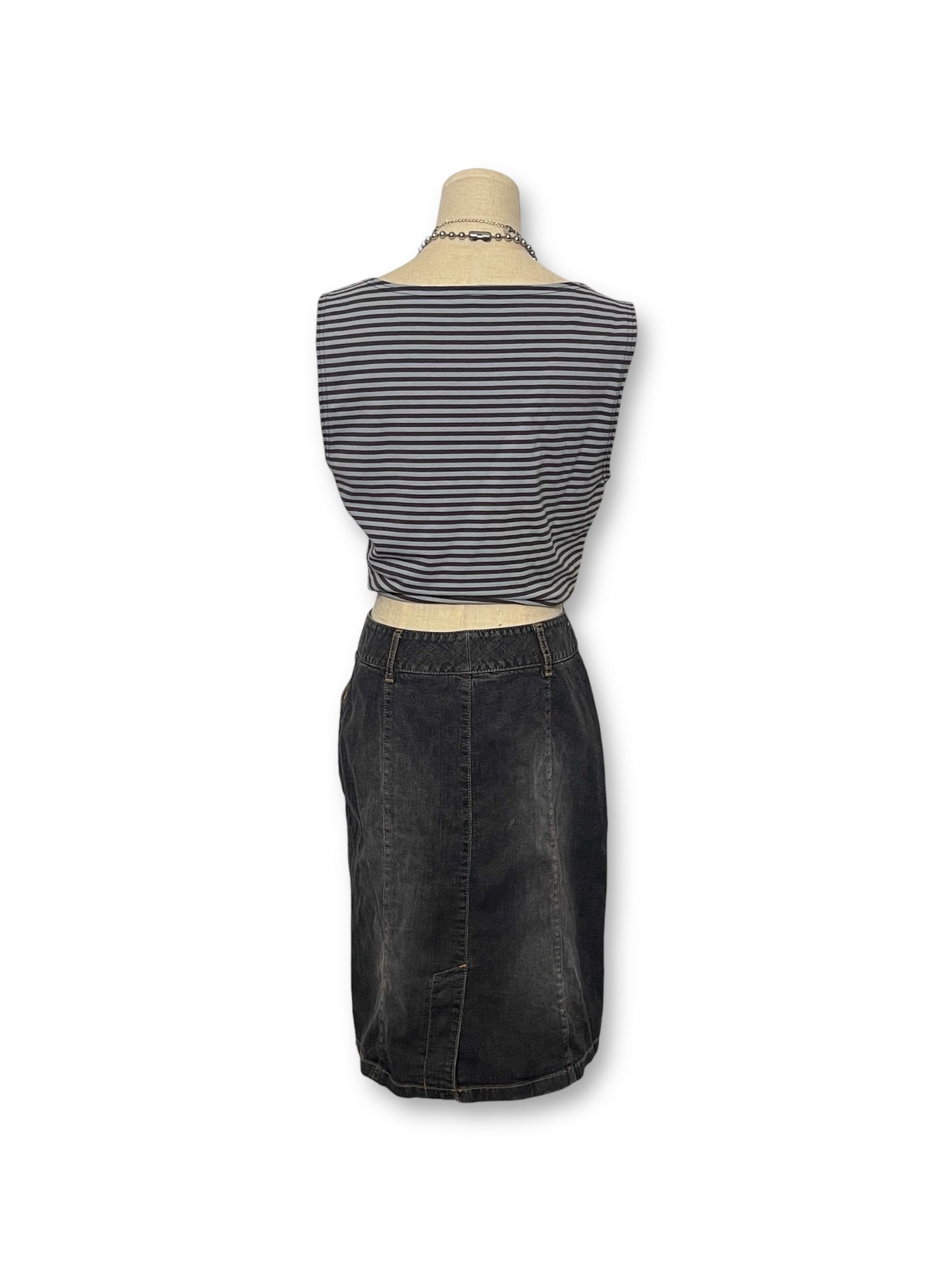 90’s/Y2K Denim Pencil Skirt (M)