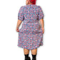 90’s Retro Floral Midi Dress (2X)