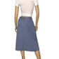 70’s Kaki Roberts Periwinkle Gray Pencil Skirt (L)