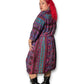 80’s Retro Print Midi Dress (2X/3X)