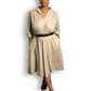 70’s/80’s Ilse M. Khaki Shirt Dress (2X)