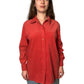 90’s Charter Club Blush Red Faux Suede Shirt (M/L)