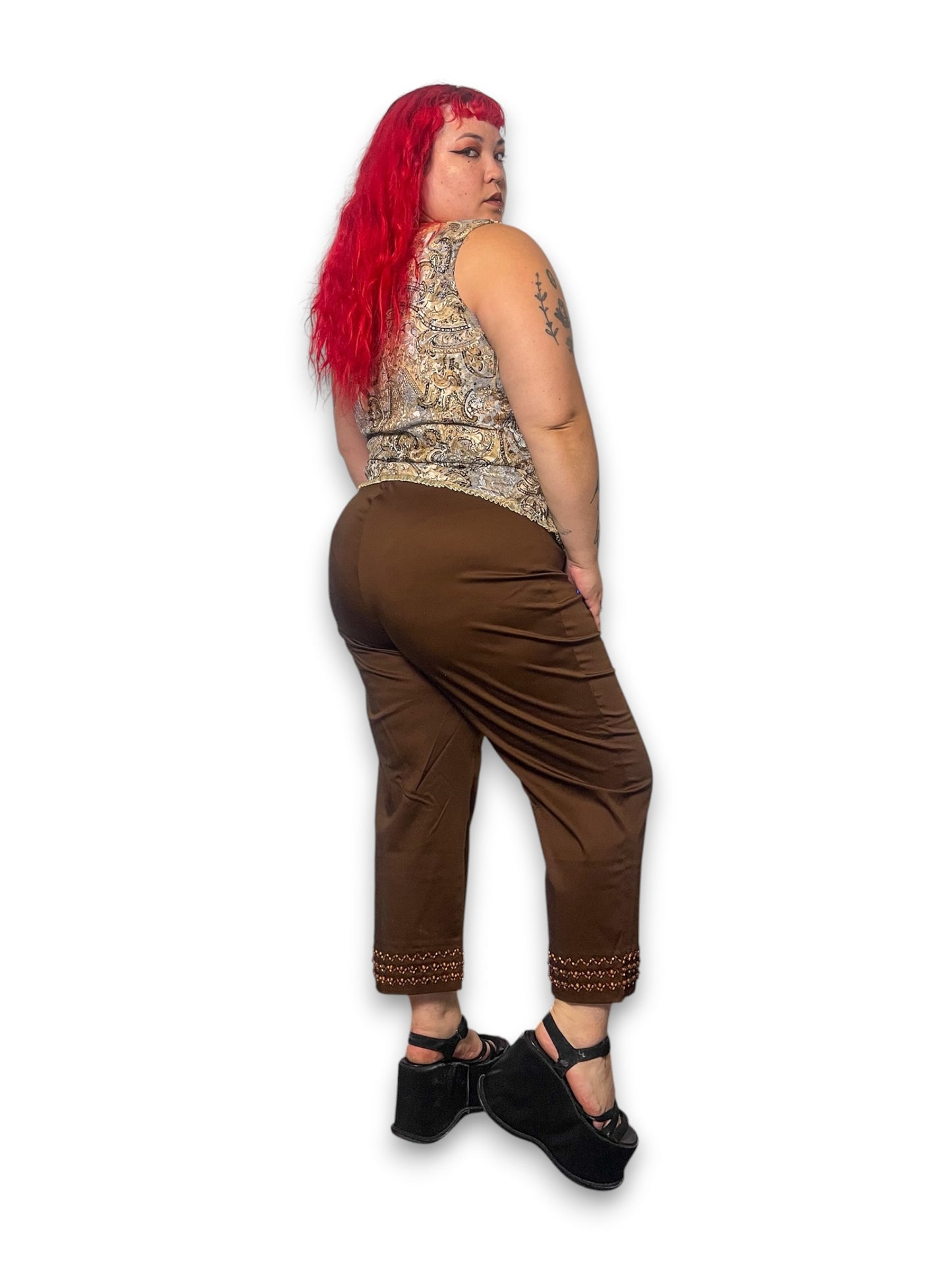 90’s Boho Capri Pants (2X)