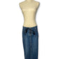 Y2K Lace-Up Denim Skirt (M/L)