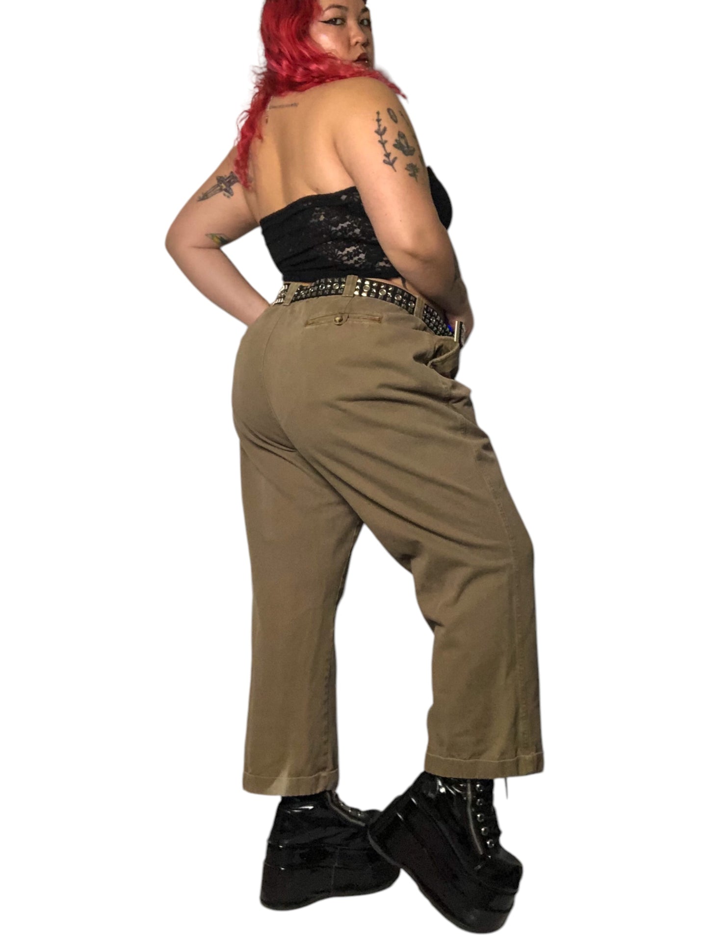 Y2K Orvis Khaki Hunting Pants (3X)