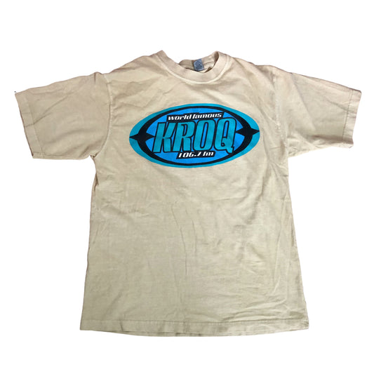 90’s KROQ Weenie Roast Pale Yellow T-Shirt (M/L)