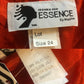 80’s Created for Essence by Mail Orange Floral Skirt (3X/4X)