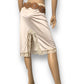 90’s/Y2K Cream Slip Skirt (M)