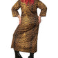 70’s Tiffany Loungewear Leopard Print Maxi Dress (L/XL)