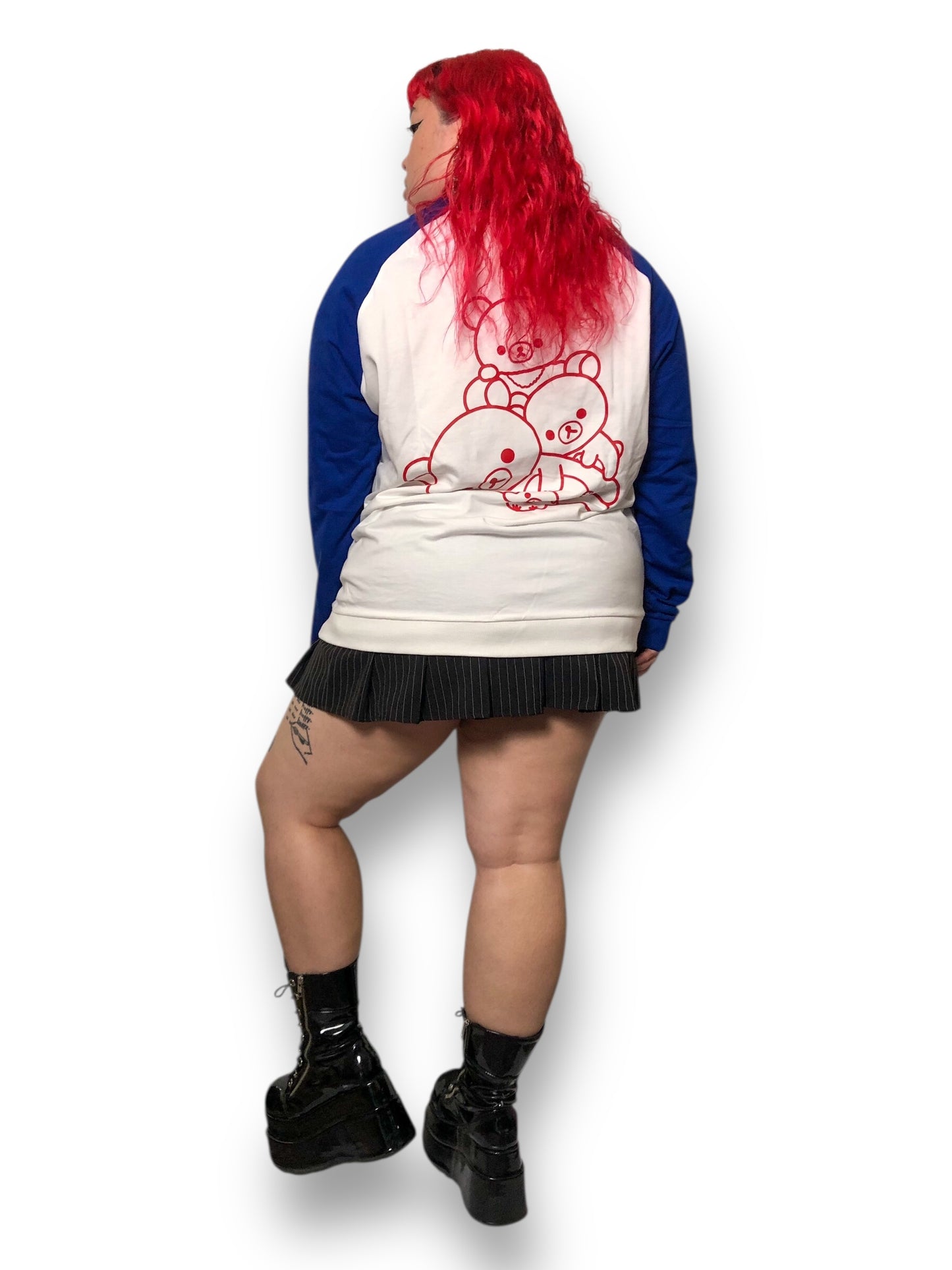 Rilakkuma 20th Anniversary USA Tour Raglan Long Sleeve Shirt (L/XL/2X)