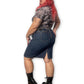 Y2K/Modern Dark Wash Denim Skirt (1X)