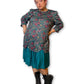 80’s Retro Floral Layered Dress (3X)