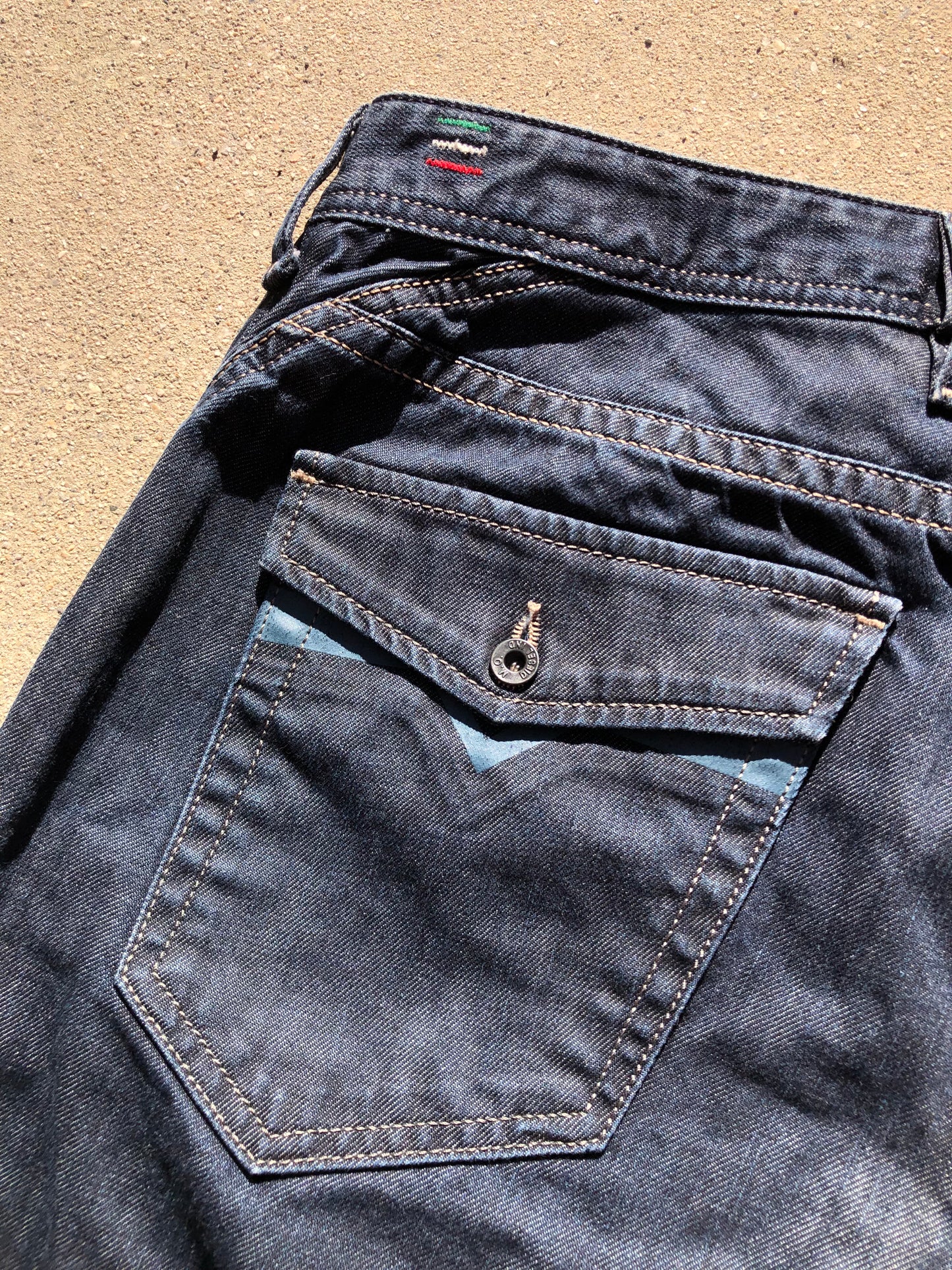 Y2K Diesel Dark Blue Ruky Jeans (XL)