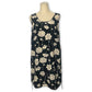 Y2K Floral Print Mini Dress (L/XL)