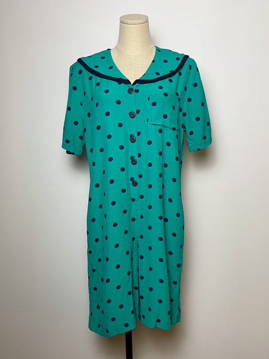 80’s Retro Polka Dot Romper (M/L)
