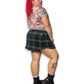 80’s/90’s Floral Pleated Top (L)