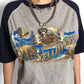 Y2K Yellowstone National Park Heather Gray Raglan T-Shirt (L)