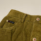 90’s/Y2K Olive Corduroy Midi Skirt (S/M)