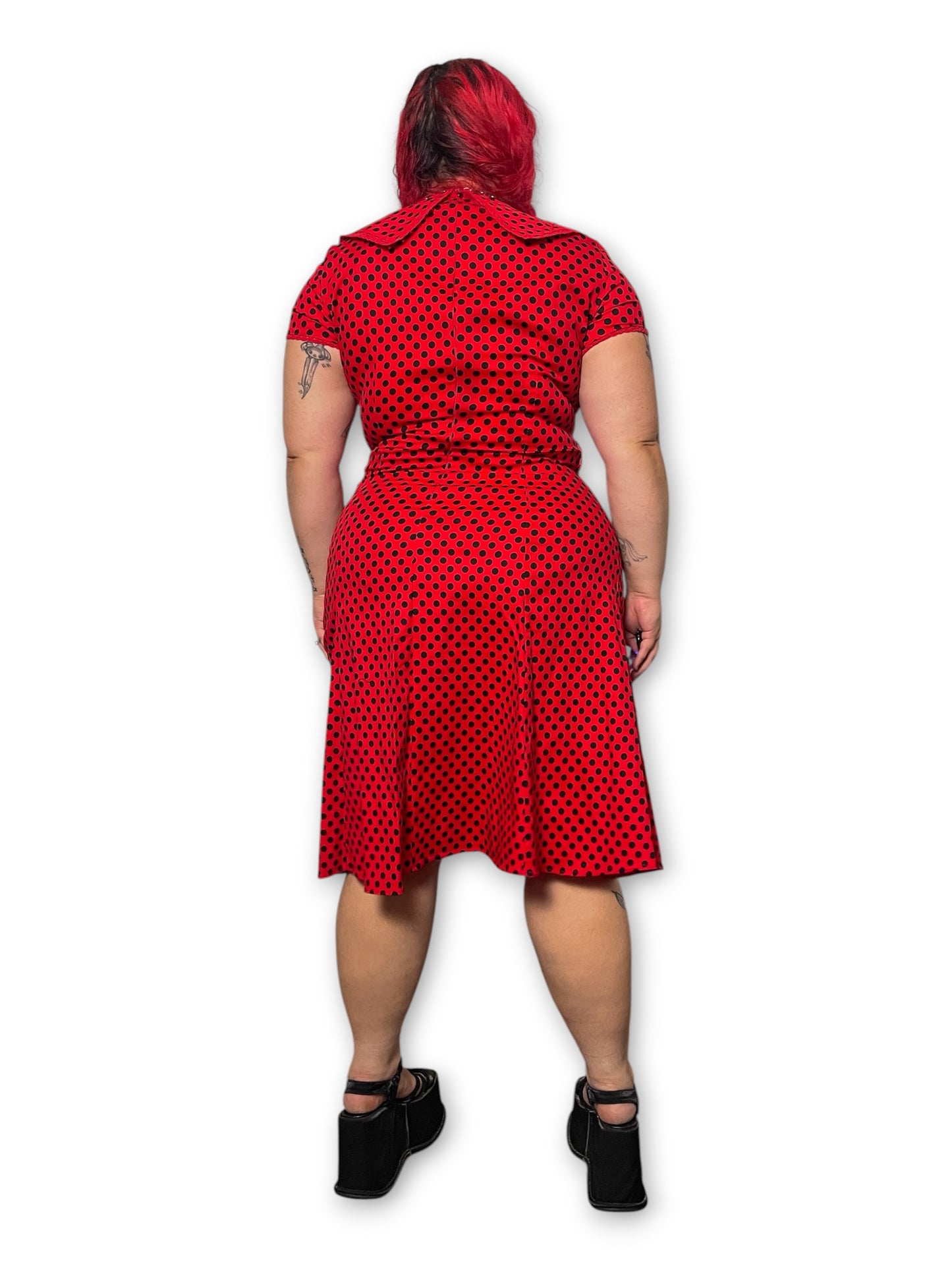 Ladybug Retro Wiggle Dress (XL)