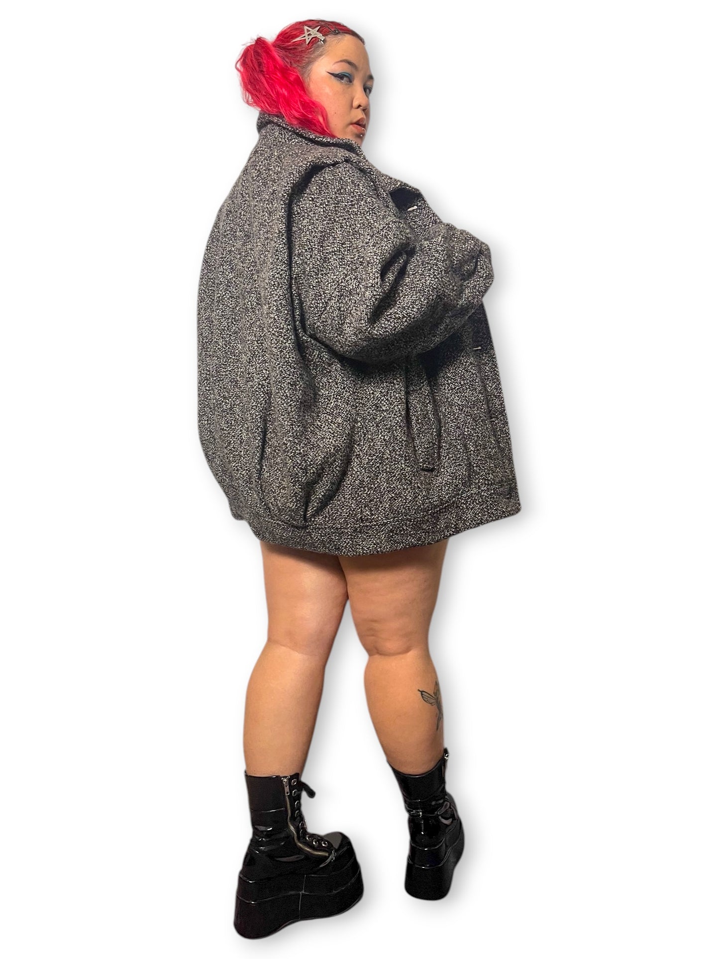 60’s/70’s Pinpoint Fashions Wool Coat (XL/2X)