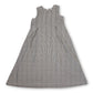 Y2K Black and White Gingham Maxi Dress (L/XL)