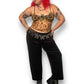 Y2K Dressbarn Brown Velvet Pants (2X/3X)