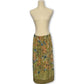 Vintage Floral Print Midi Skirt (XL/1X)
