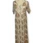 90’s Floral Print Cottage Maxi Dress (M)