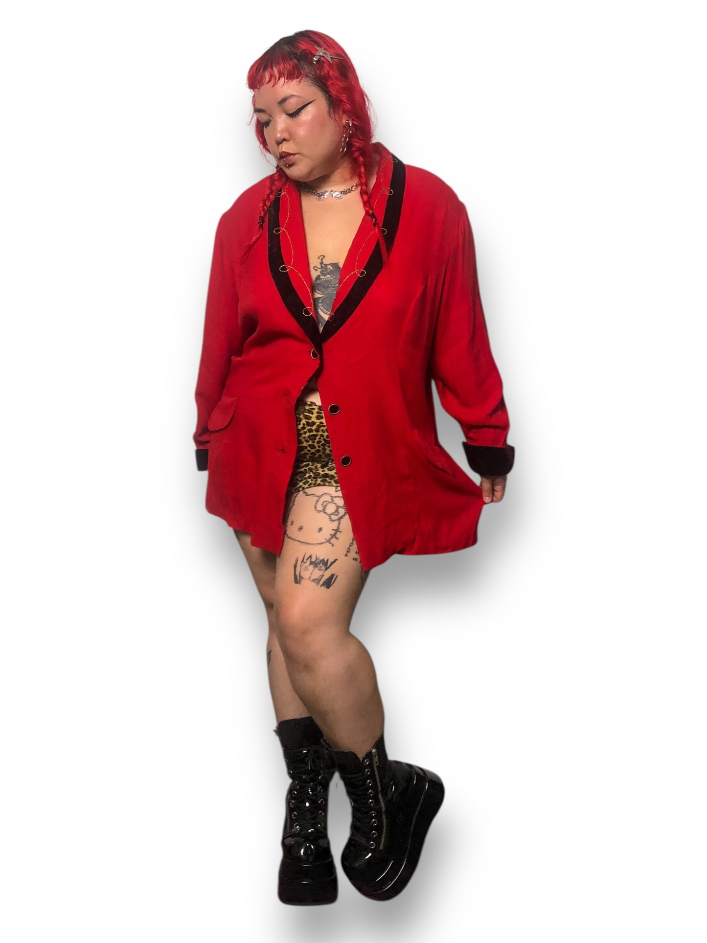 80’s/90’s Addiction Red Retro Blazer (3X)