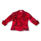 90’s Floral Paisley Satin Blouse (S)