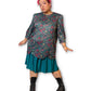 80’s Retro Floral Layered Dress (3X)