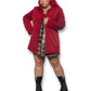 90’s Merona Red Trench Coat (L/XL)