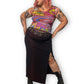 90’s Metro One Black Sparkly Maxi Skirt (XL)